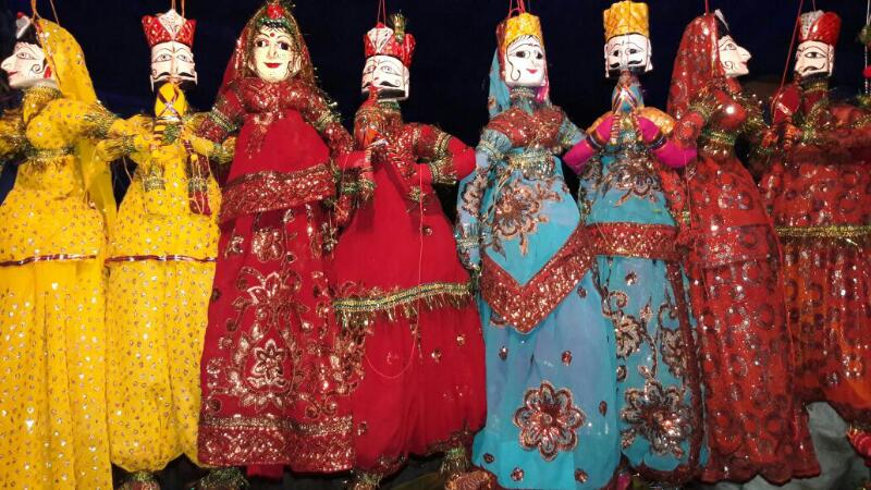 India Dolls Rajasthan Kathputli Puppets