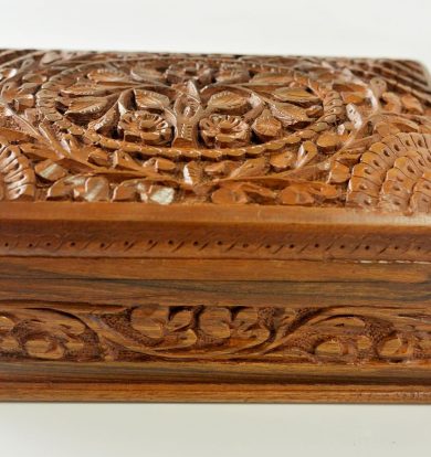 Hand Carved Kashmir Wooden Box